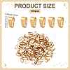 100Pcs 304 Stainless Steel Snap on Bails STAS-ME0002-40-2