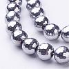 Non-Magnetic Synthetic Hematite Bead Strands G-D009-1-2