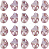 20Pcs Baking Paint ABS Plastic Beads KY-SC0002-11-1