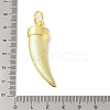 Rack Plating Brass Pendants KK-S380-02G-3
