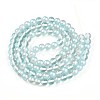 Baking Paint Transparent Glass Beads X1-DGLA-N011-8mm-05-2