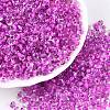 6/0 Inside Colours Transparent Glass Seed Beads SEED-T007-07J-3