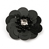 Flower Shape PVC Sequin/Paillette Beading Appliques DIY-WH0308-287F-1