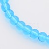 Transparent Round Glass Beads Strands X-G02Q90N1-3