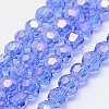 Electroplate Glass Beads Strands LS-EGLA-J042-8mm-AB02-1