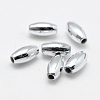 Plating Eco-Friendly Plastic Beads X-KY-K002-03-8x4mm-S-2