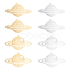 8Pcs 4 Style 201 Stainless Steel Pendants STAS-UN0033-95-1