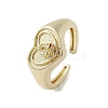 Brass Adjustable Open Rings RJEW-K257-86G-07-1
