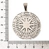 201 Stainless Steel Pendants LS-STAS-R152-01P-02-3