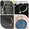 48Pcs 8 Styles Spray Painted 304 Stainless Steel Lobster Claw Clasps STAS-UN0050-07-6
