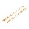 Brass Chain Extender KK-T074-61G-02-1