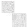 2Pcs 2 Styles Paperclip Silicone Molds DIY-TA0015-09-2