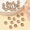 Brass Rhinestone Spacer Beads X-RB-A020-7mm-01RG-4