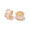 Brass European Beads KK-B100-068G-01-2