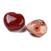 Natural Red Agate Heart Love Healing Stones G-G125-01B-2