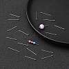 Tarnish Resistant 304 Stainless Steel Ball Head pins STAS-M010-20mm-01-3