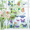 16 Sheets 8 Styles Waterproof PVC Wall Stickers DIY-WH0345-016-5