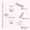 DIY Cuff Bangle Making Kits DIY-TA0014-48C-3