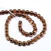 Electroplate Non-magnetic Synthetic Hematite Beads Strands G-I095-02-2