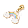 Alloy Enamel Pendant Decorates HJEW-JM00588-3