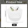 Detachable Polyester Embroidered Flower Collar AJEW-WH20006-242A-2