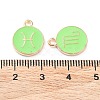 Alloy Enamel Pendants ENAM-S124-01B-06-4