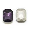 Pointed Back Glass Rhinestone Cabochons RGLA-T079-8x10mm-16-2