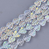 Electroplate Glass Beads Strands EGLA-T017-05A-1