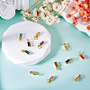 12Pcs 12 Colors Brass Micro Pave Cubic Zirconia Charms FIND-TA0005-61-5