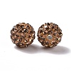 Polymer Clay Rhinestone Beads RB-K050-10mm-C27-5