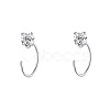 999 Fine Silver Stud Earrings FS-WG1D9DE-15-1