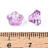Electroplate Transparent Glass Beads Strands EGLA-N055-03A-07-4