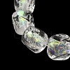 Handmade Foil Lampwork Beads Strands FOIL-C002-01C-3