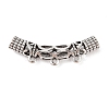 Tibetan Style Alloy Tube Beads FIND-C060-032A-AS-1