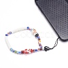 Handmade Lampwork Beaded Mobile Straps for Christmas HJEW-JM00446-05-7