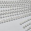 Long Tassel Iron Rhinestone Headpiece Cap for Women and Girls AJEW-WH0515-75S-2