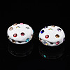 Polymer Clay Rhinestone Beads RB-S056-27H-3
