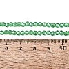 Electroplate Transparent Glass Beads Strands LS-EGLA-A035-T3mm-A21-4