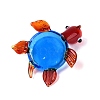 Handmade Lampwork Turtle with Evil Eye Figurine Display Decorations LAMP-N034-25C-3