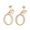 Ion Plating(IP) 304 Stainless Steel Stud Earrings EJEW-P191-15G-2