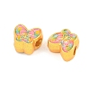Alloy Enamel Beads ENAM-D318-01G-03-2