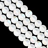 GOMAKERER 2 Strands Synthetic Moonstone Beads Strands G-GO0001-25B-4