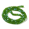 Imitation Jade Glass Beads Strands EGLA-YW0003-19B-09-3