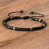Natural Imperial Jasper Beaded Braided Bracelets QH4784-32-1