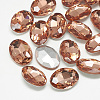 Pointed Back Glass Rhinestone Cabochons RGLA-T080-13x18mm-08-1