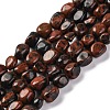 Natural Mahogany Obsidian Beads Strands G-G146-A30-01-1