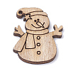 Undyed Wooden Pendants LS-X-WOOD-S040-16-1