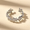 Brass Micro Pave Clear Cubic Zirconia Cuff Rings for Women RJEW-Q008-13P-4