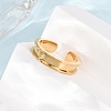 304 Stainless Steel Cuff Open Rings SA-CBACA70-01B-G-3