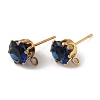 Ion Plating(IP) 304 Stainless Steel Stud Earring Findings STAS-M315-02G-03-2
